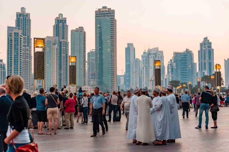 Centrum Dubaju w Zjednoczonych Emiratach Arabskich