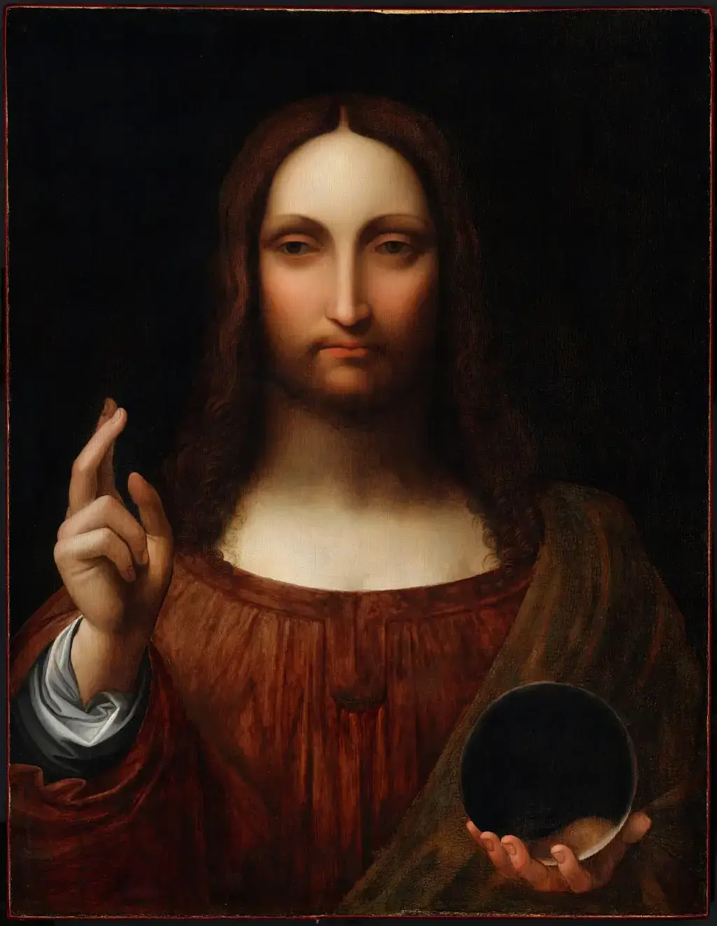 "Salvator Mundi" Fot. Muzeum Pałacu Króla Jana III w Wilanowie