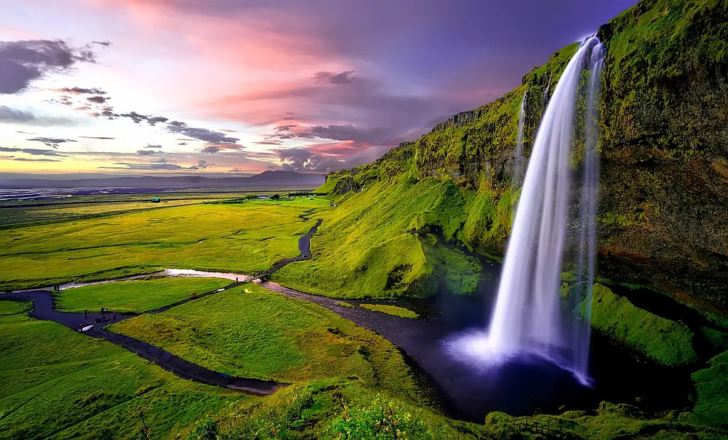 wodospad seljalandsfoss Islandia